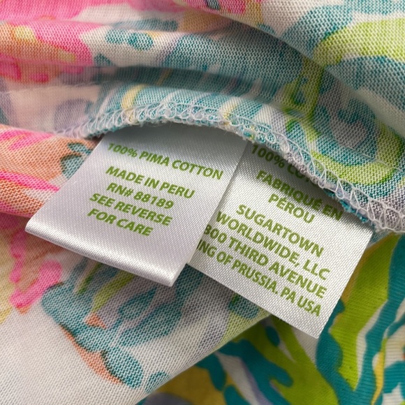 Lilly Pulitzer Pima Cotton Palmetto Dress in Resort White Casa Marina - Picture 6 of 6